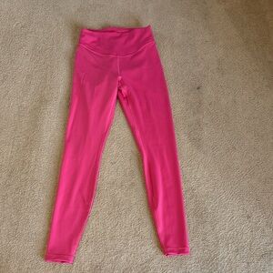 Lululemon Athletica Wunder Under SmoothCover High Rise Tight 28” Pink Leggings